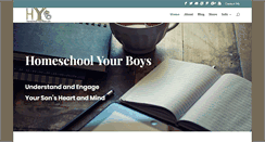 Desktop Screenshot of homeschool-your-boys.com